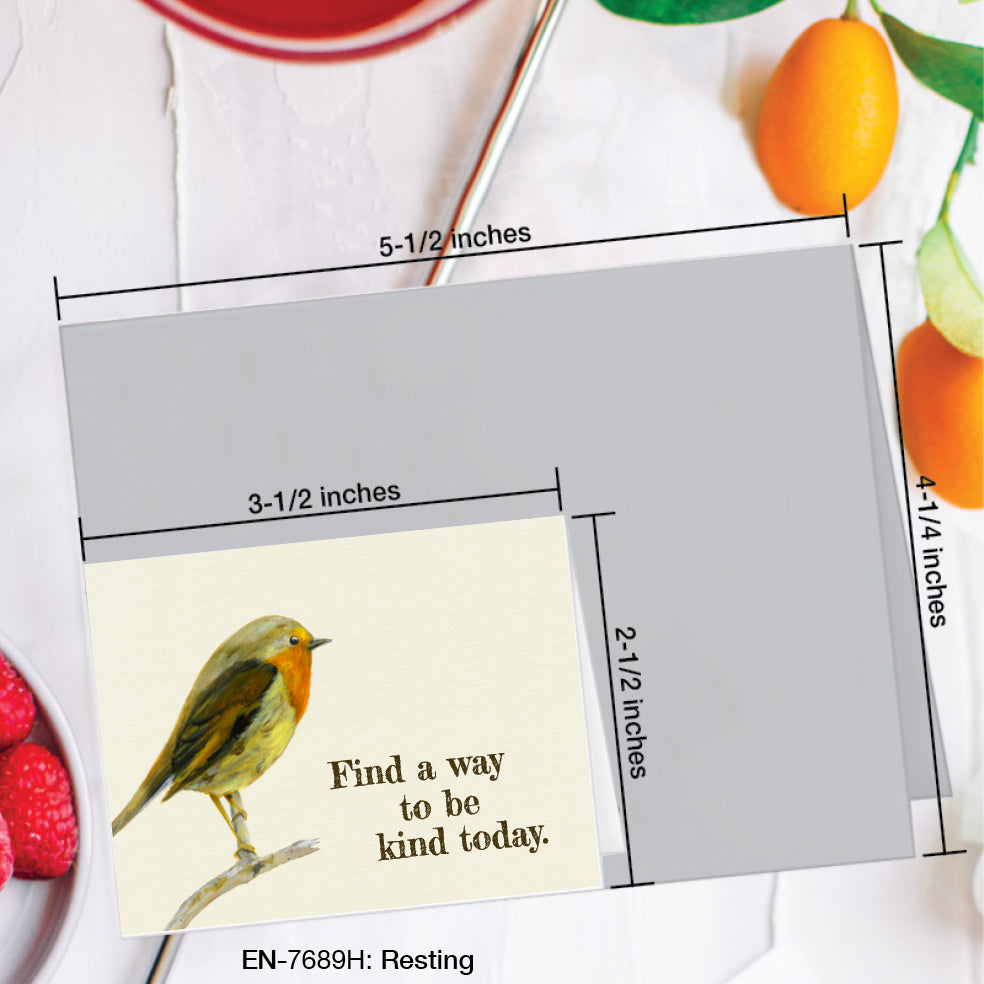 Resting, Greeting Card (#7689H)