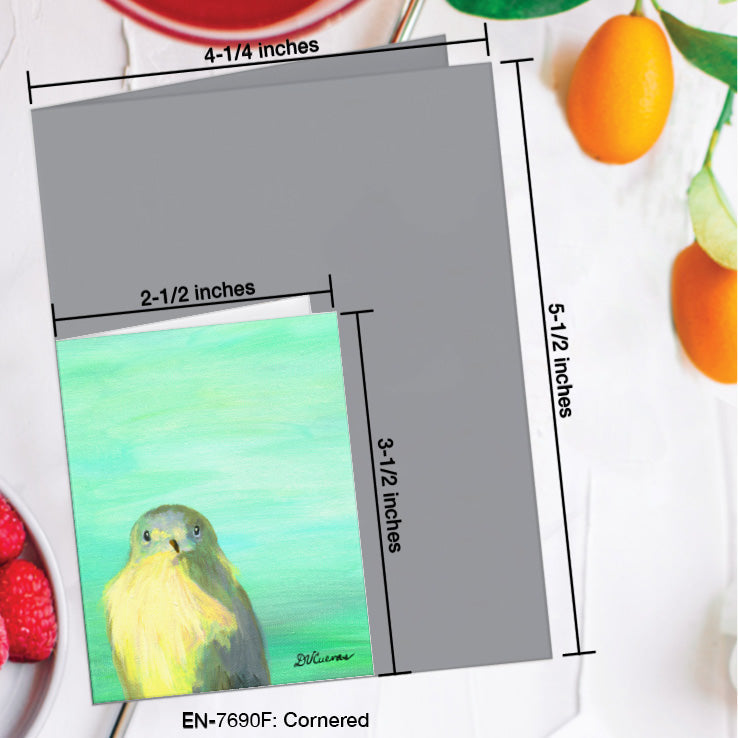 Cornered, Greeting Card (7690F), Enclosure Card, www.printedcanvas.com