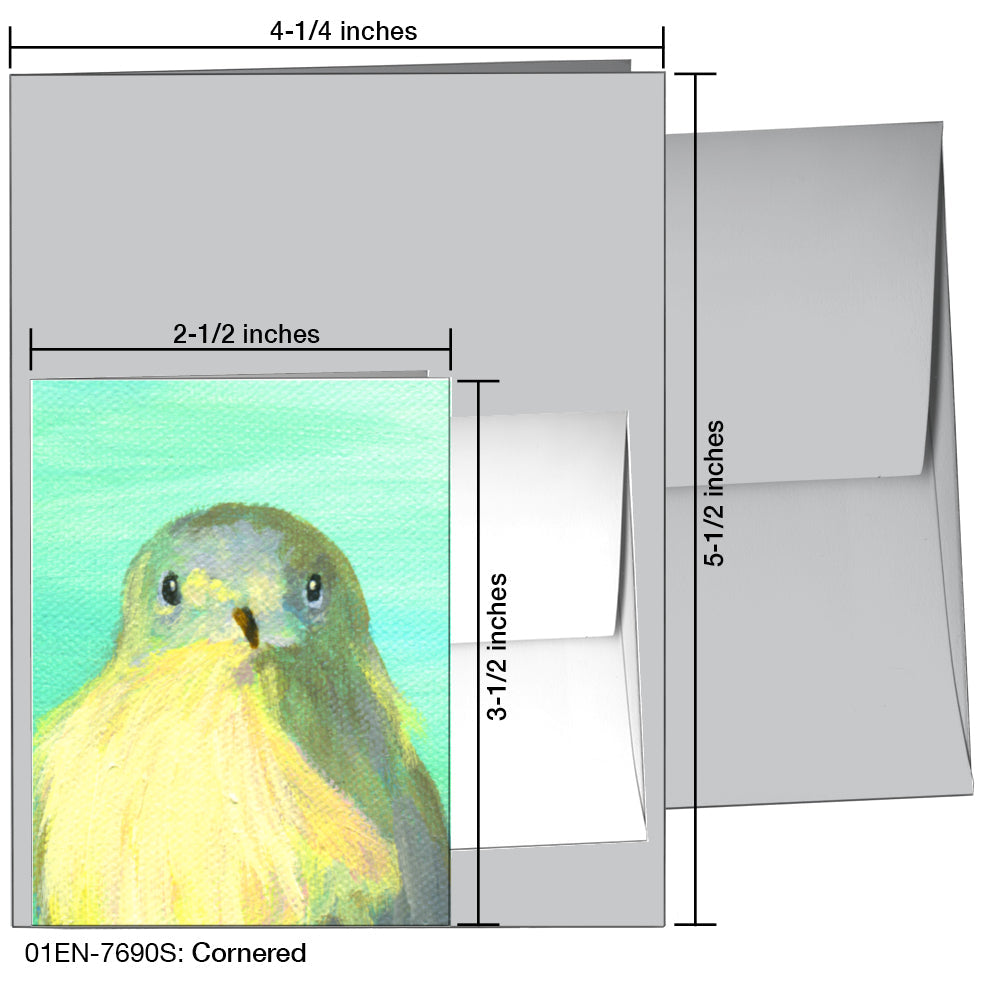 Cornered, Greeting Card (7690S), Enclosure Card, www.printedcanvas.com