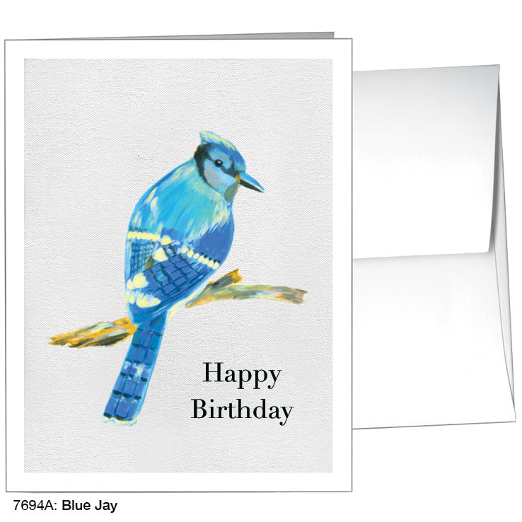 Blue Jay, Greeting Card (7694A), A2, printedcanvas.com