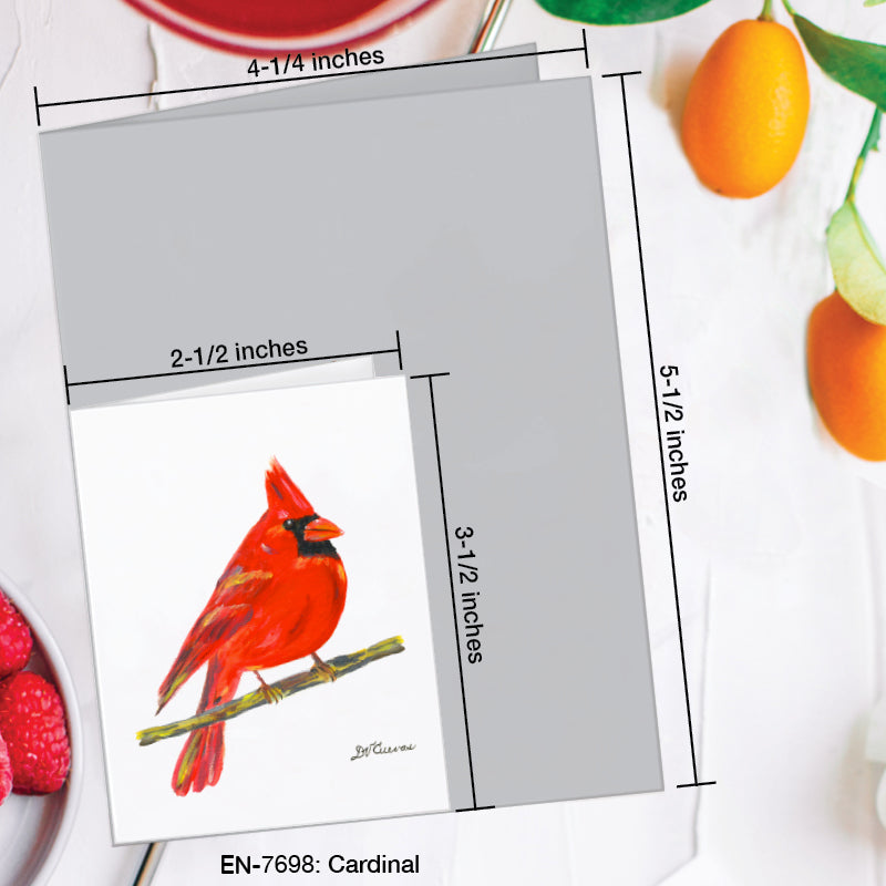 Cardinal, Greeting Card (7698C), Enclosure Card, www.printedcanvas.com