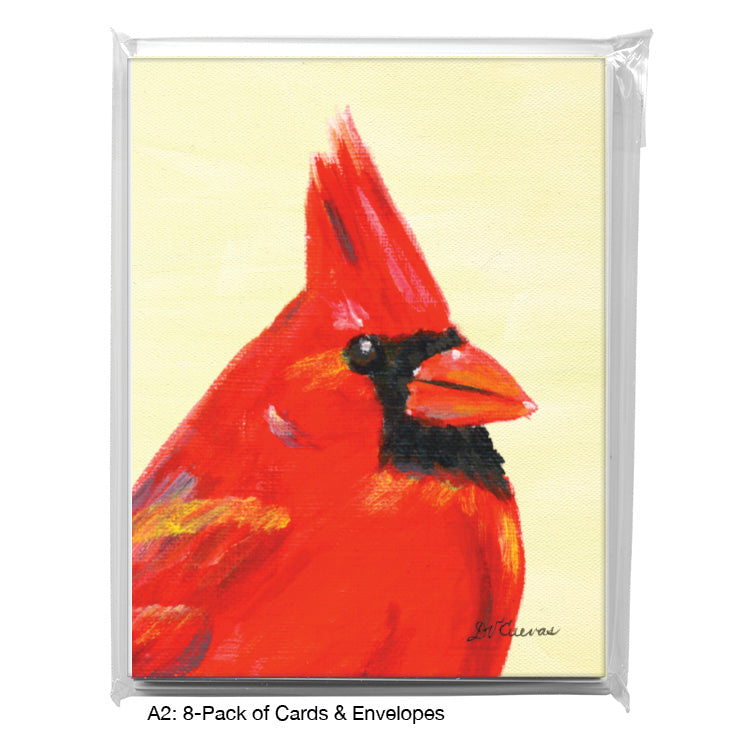 Cardinal, Greeting Card (7698CA), A2 8-Pack, printedcanvas.com