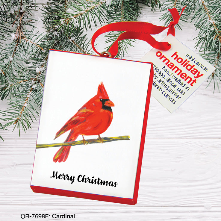 Cardinal, Ornament (OR-7698E), Front, printedcanvas.com