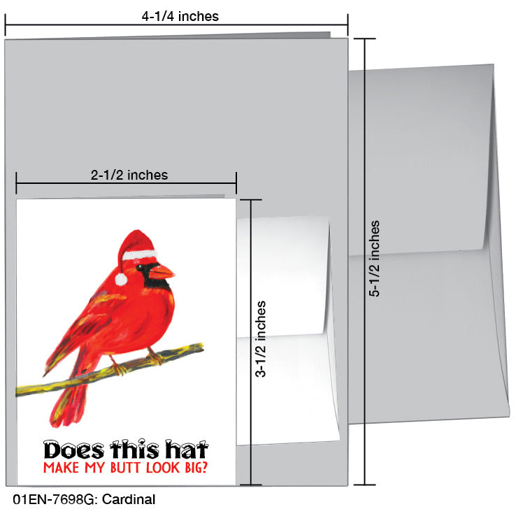 Cardinal, Greeting Card (7698G)