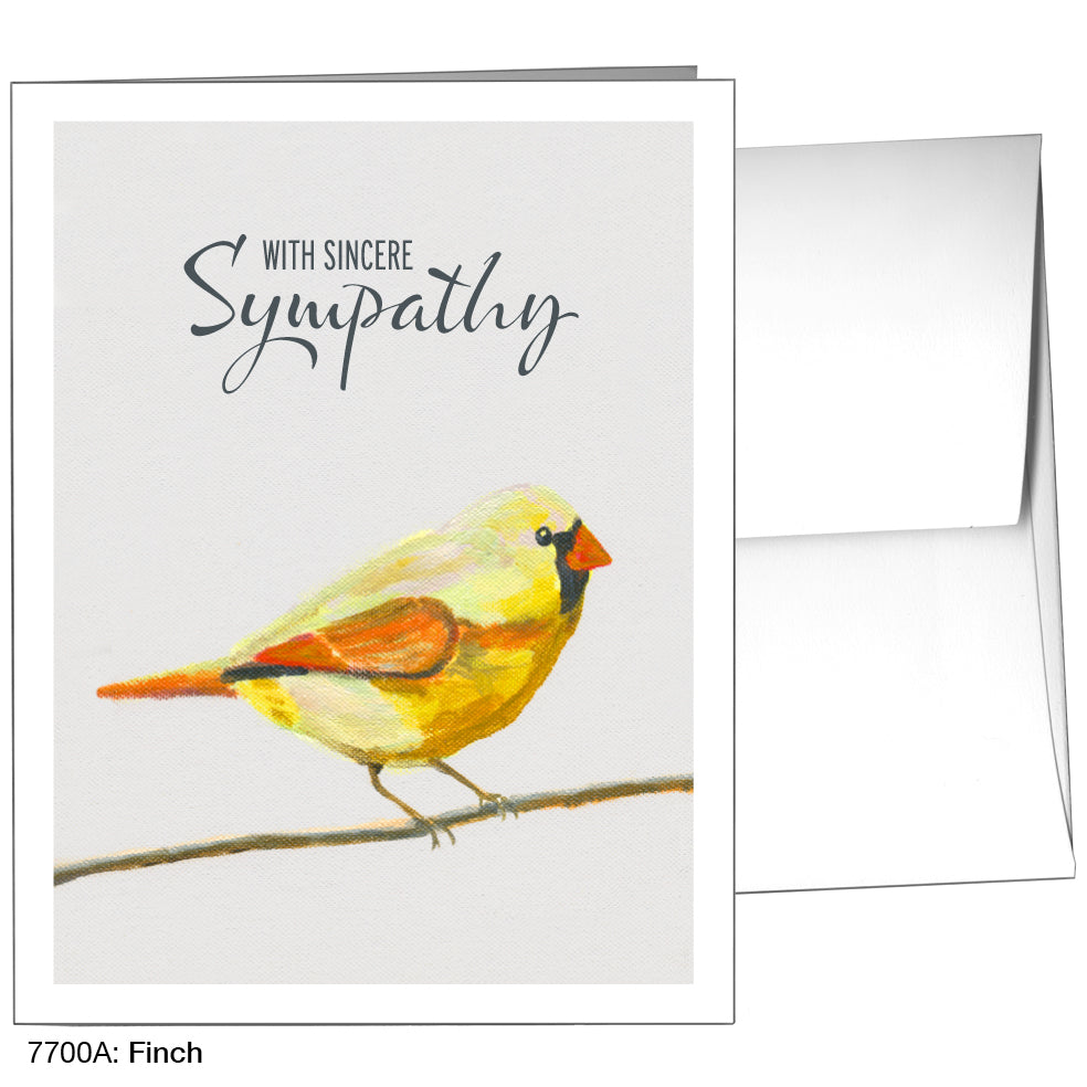 Finch, Greeting Card (7700A), A2, printedcanvas.com