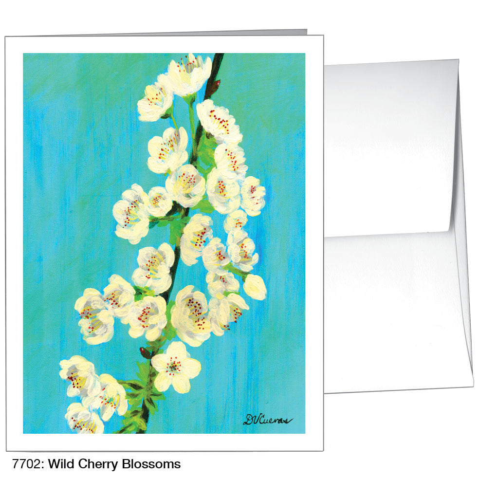 Wild Cherry Blossoms, Greeting Card (7702), A2, printedcanvas.com