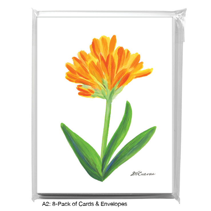 Bush Lily, Greeting Card (7715A)