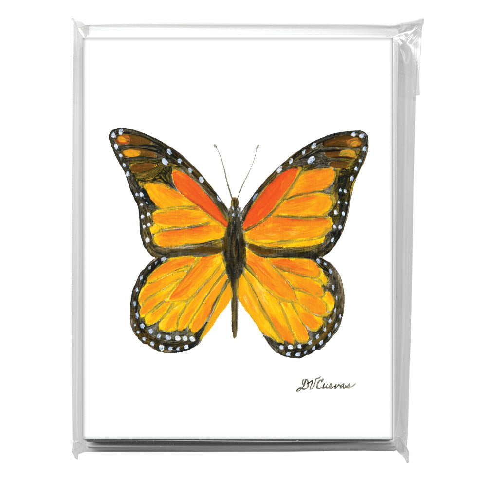 Monarch Butterfly, Greeting Card (7752B), A2 Card 8-Pack, www.printedcanvas.com