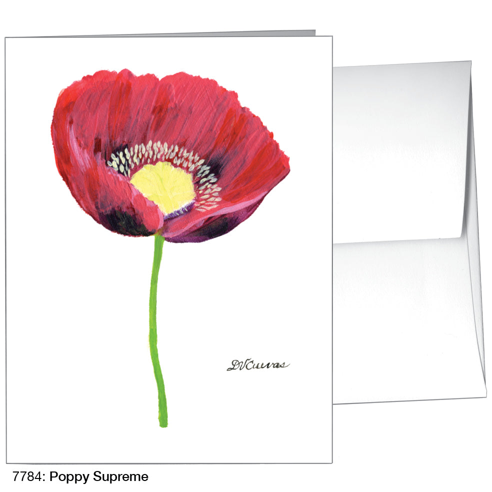 Poppy Supreme, Greeting Card (7784), A2, printedcanvas.com