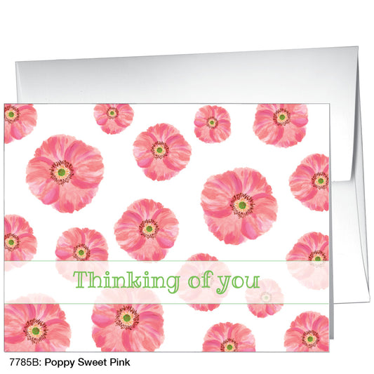 Poppy Sweet Pink, Greeting Card (7785B)