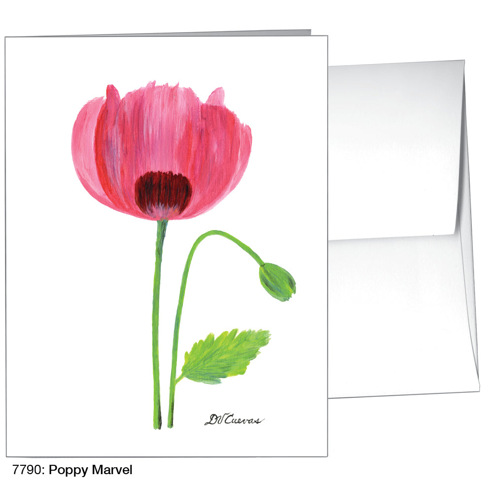 Poppy Marvel, Greeting Card (7790), A2, printedcanvas.com