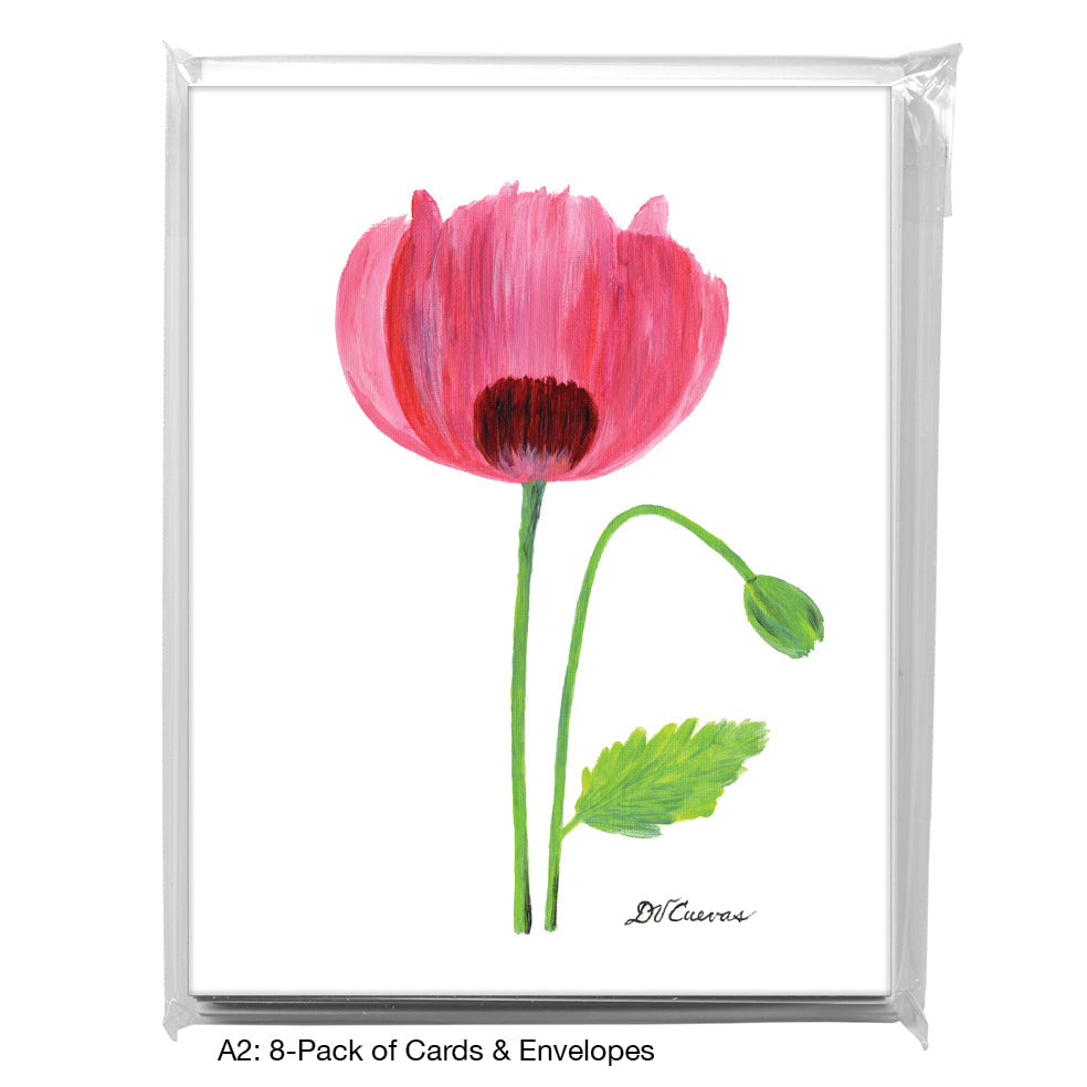 Poppy Marvel, Greeting Card (7790), A2 8-Pack, printedcanvas.com