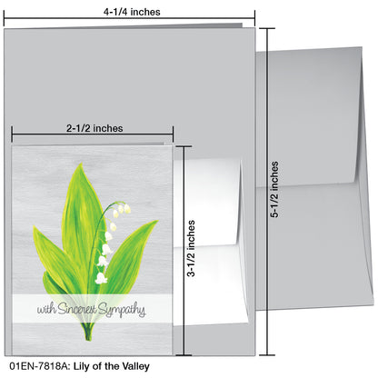 Lily Of The Valley, Greeting Card (7818A)