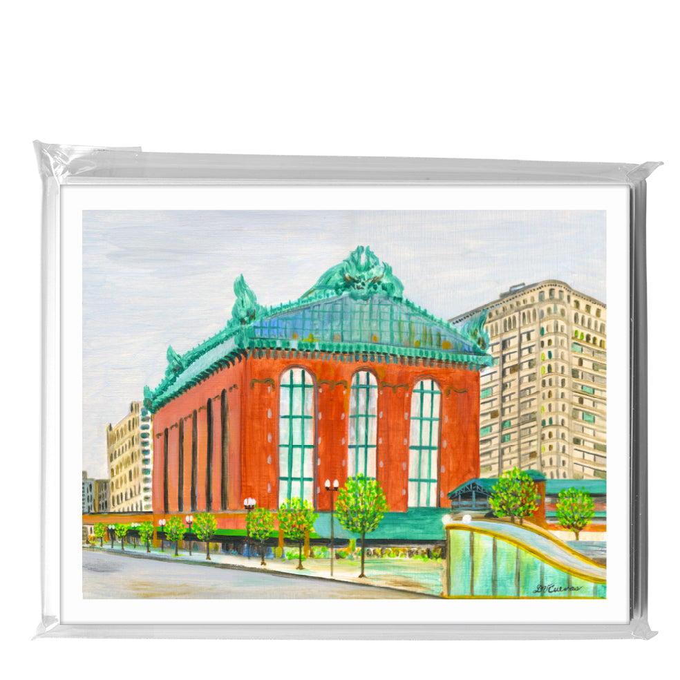 Chicago Public Library, Greeting Card (7833A), A2 Card 8-Pack, www.printedcanvas.com