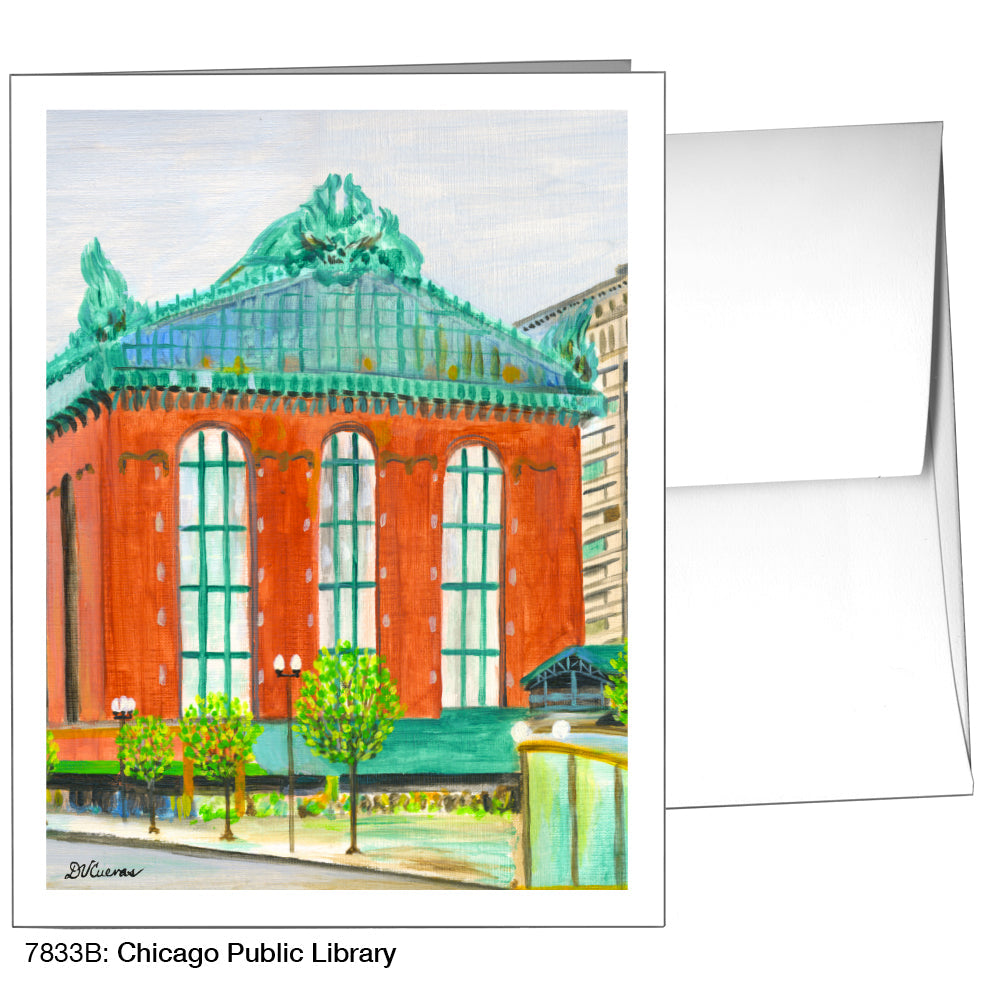 Chicago Public Library, Greeting Card (7833B), A2, printedcanvas.com
