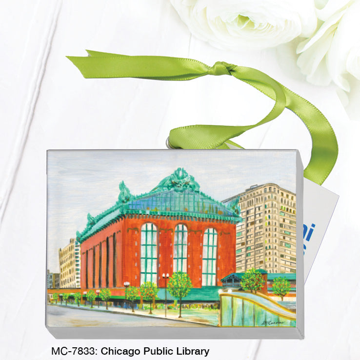 Chicago Public Library, Mini Canvas (MC-7833), Front, printedcanvas.com