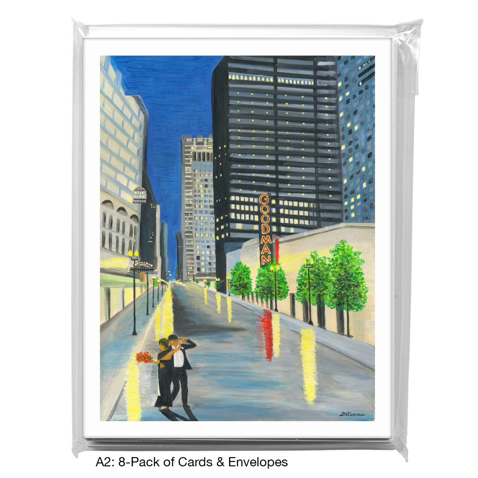 Goodman Theater, Chicago, Greeting Card (7837), A2 8-Pack, printedcanvas.com
