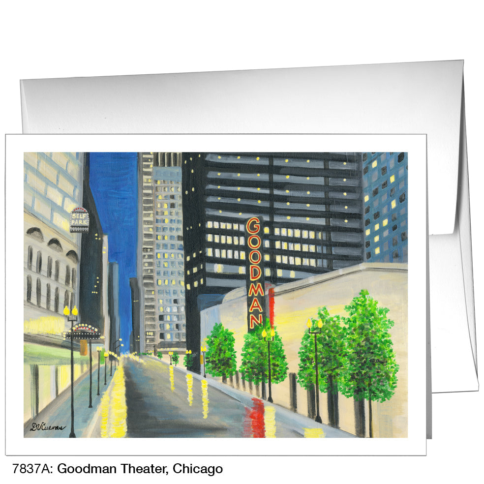 Goodman Theater, Chicago, Greeting Card (7837A), A2, printedcanvas.com