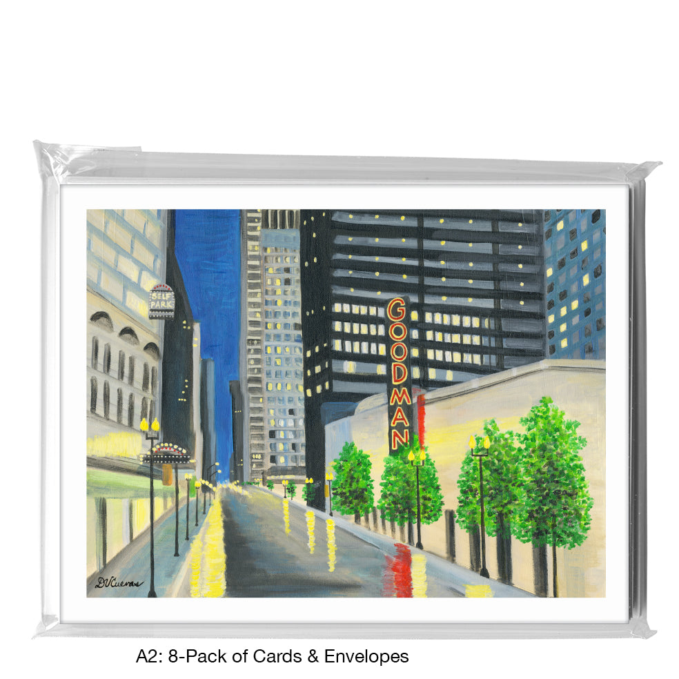 Goodman Theater, Chicago, Greeting Card (7837A), A2 8-Pack, printedcanvas.com