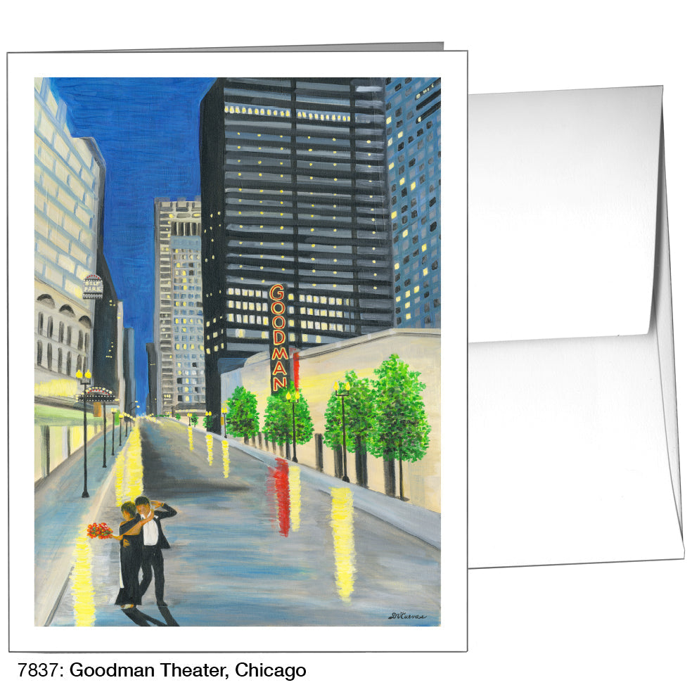 Goodman Theater, Chicago, Greeting Card (7837), A2, printedcanvas.com