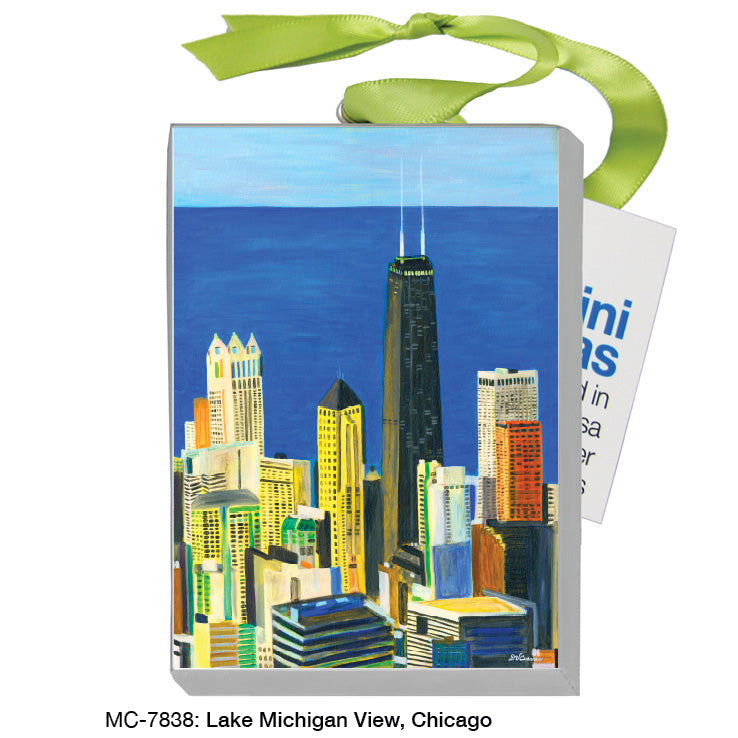 Lake Michigan View, Chicago, Mini Canvas (MC-7838), Front, printedcanvas.com