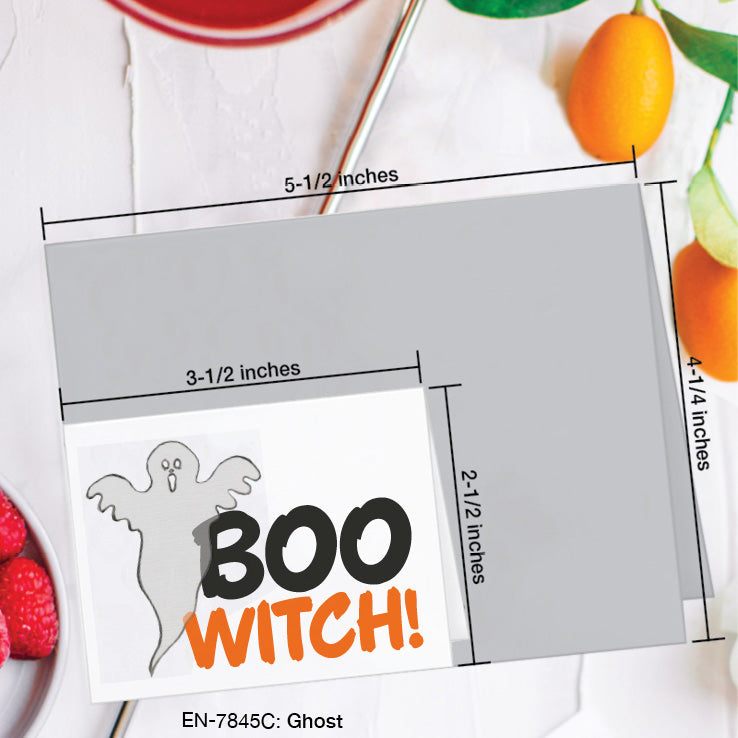Ghost, Greeting Card (7845C), Enclosure, www.printedcanvas.com