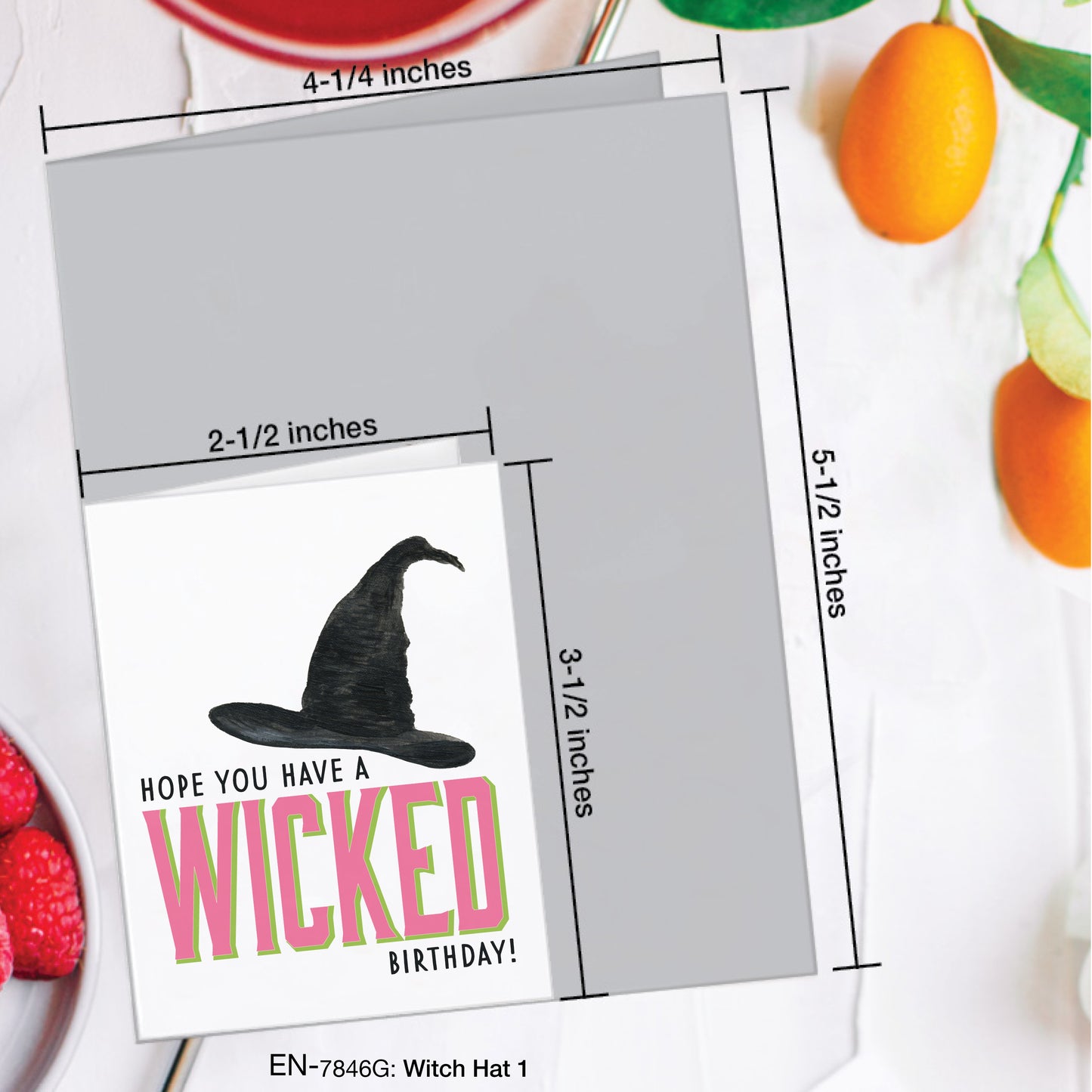 Witch Hat 1, Greeting Card (#7846G)