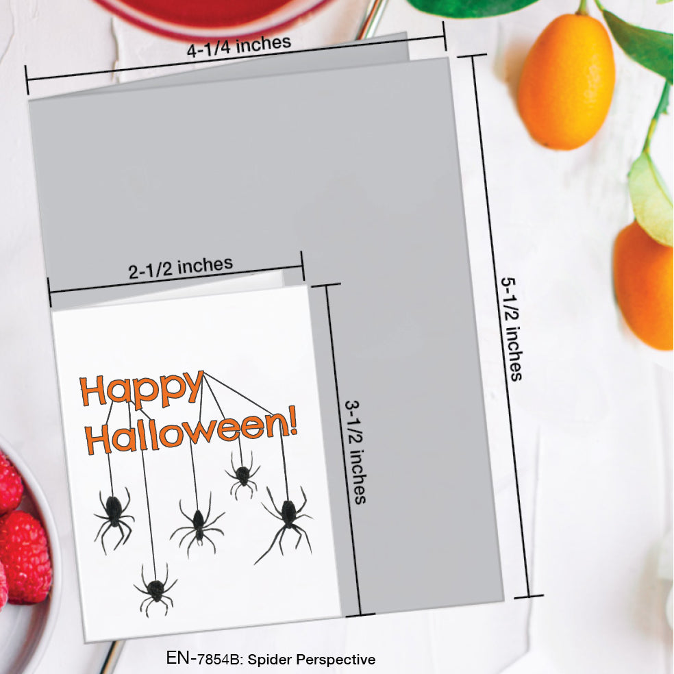 Spider Perspective, Greeting Card (#7854B)