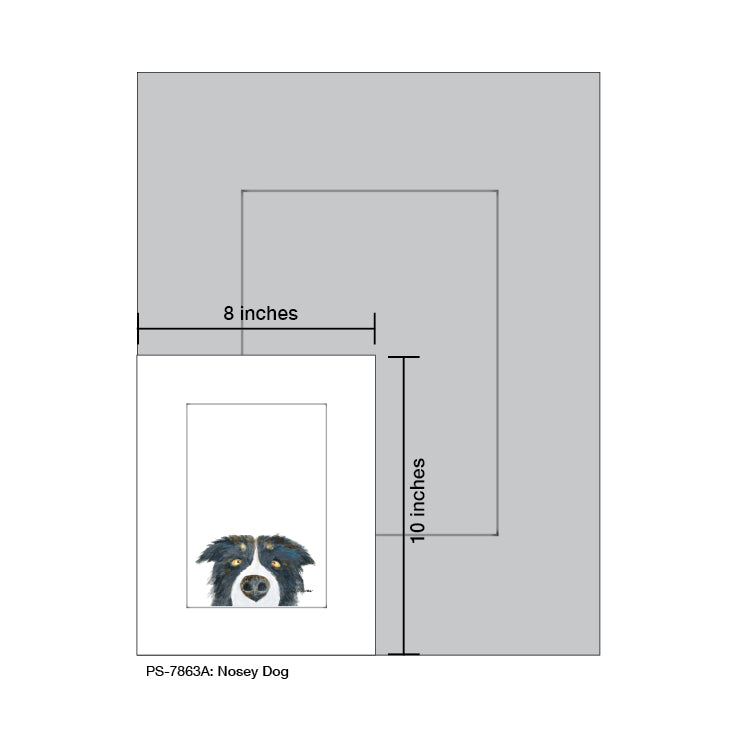 Nosey Dog, Print (#7863A)