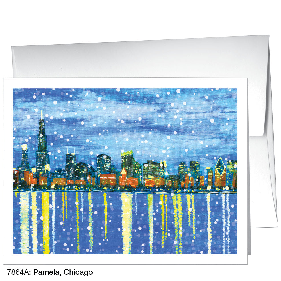 Pamela, Chicago, Greeting Card (7864B), Front, www.printedcanvas.com