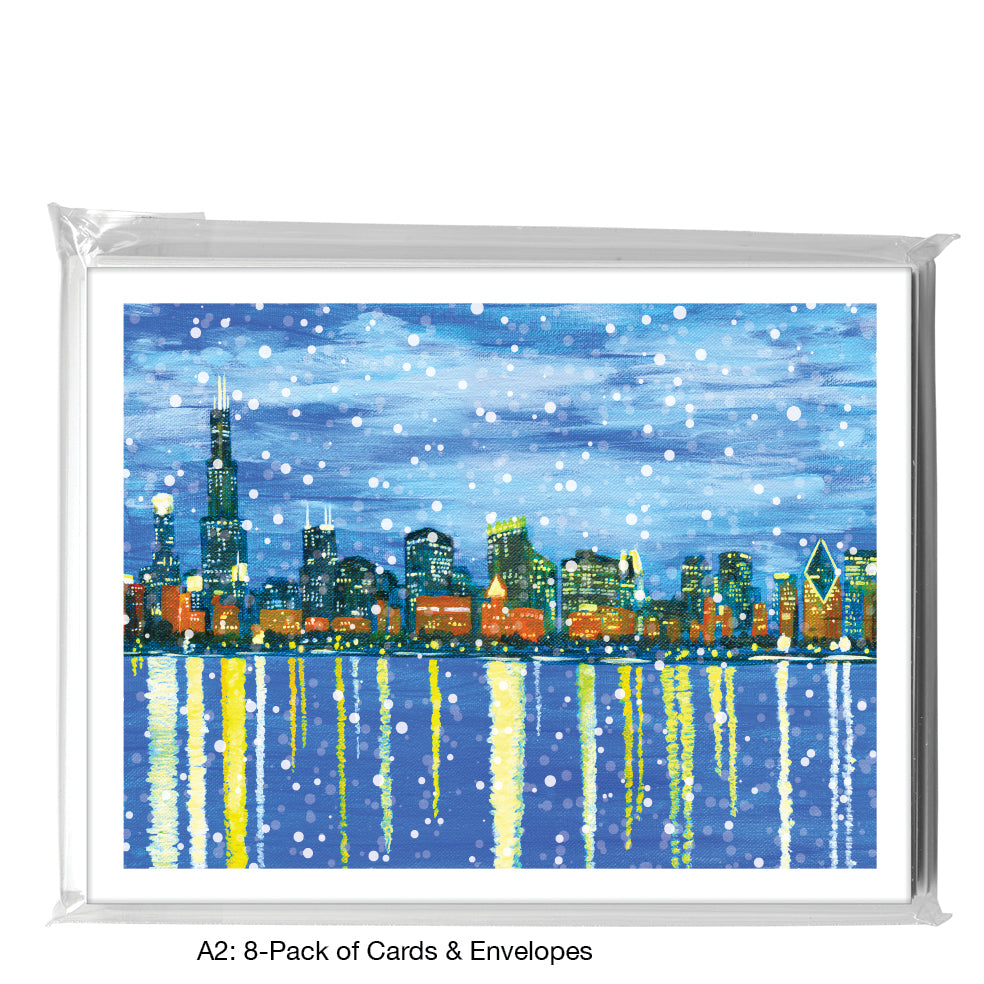Pamela, Chicago, Greeting Card (7864B), 8-Pack, www.printedcanvas.com