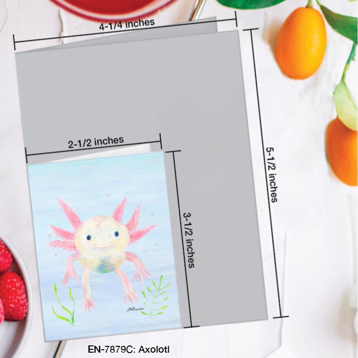 Axolotl, Greeting Card (#7879C)