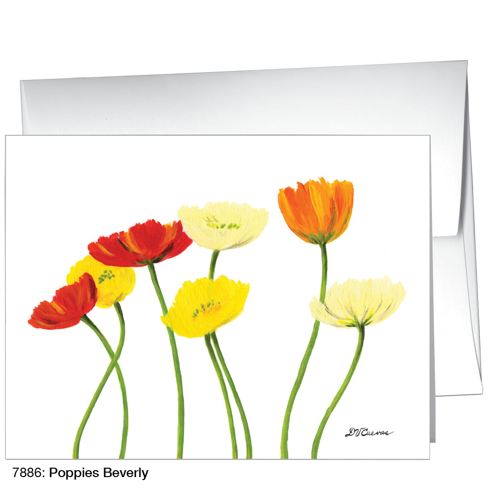 Poppies Beverly, Greeting Card (7886), A2, printedcanvas.com