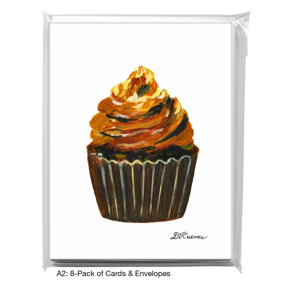 Fudge Cupcake, Greeting Card (7892), A2 8-Pack, printedcanvas.com