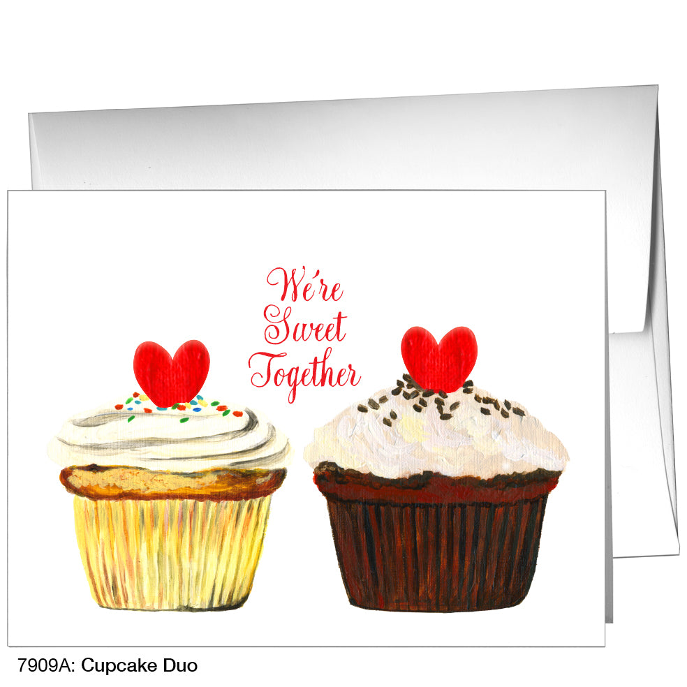 Cupcake Duo, Greeting Card (7909A)