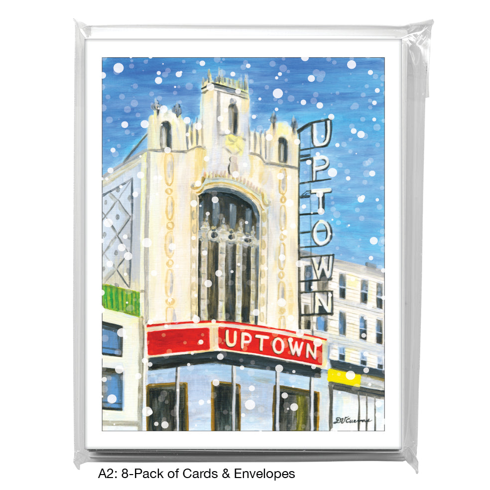 Uptown Theater, Chicago, Greeting Card (7922C), 8-Pack, www.printedcanvas.com
