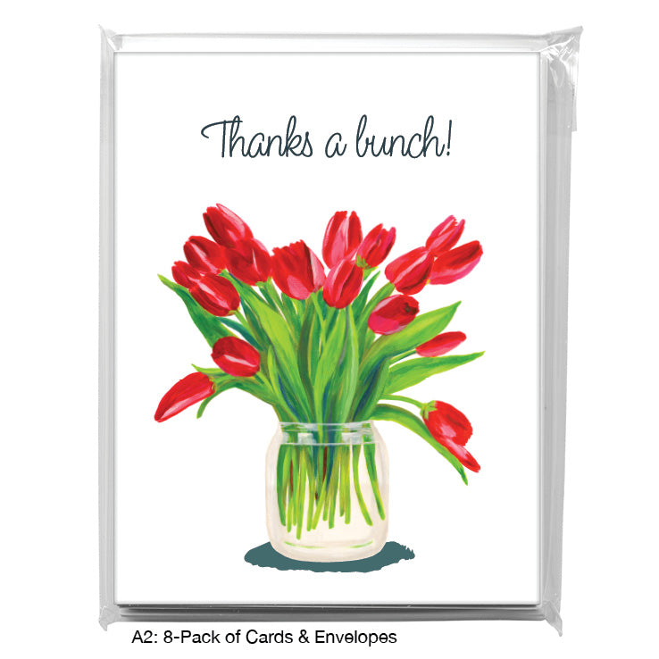 Rouge, Greeting Card (7932E), A2 8-Pack, printedcanvas.com