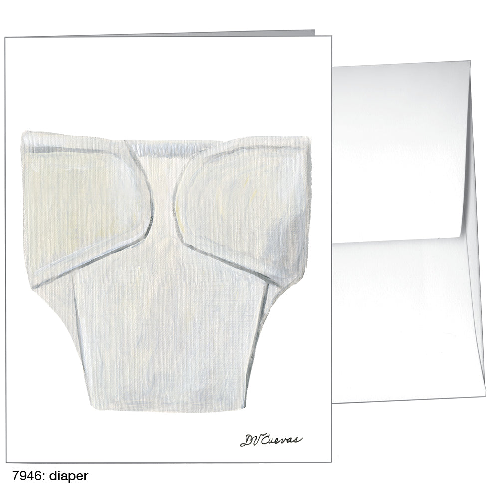 Diaper, Greeting Card (7946A), A2, printedcanvas.com