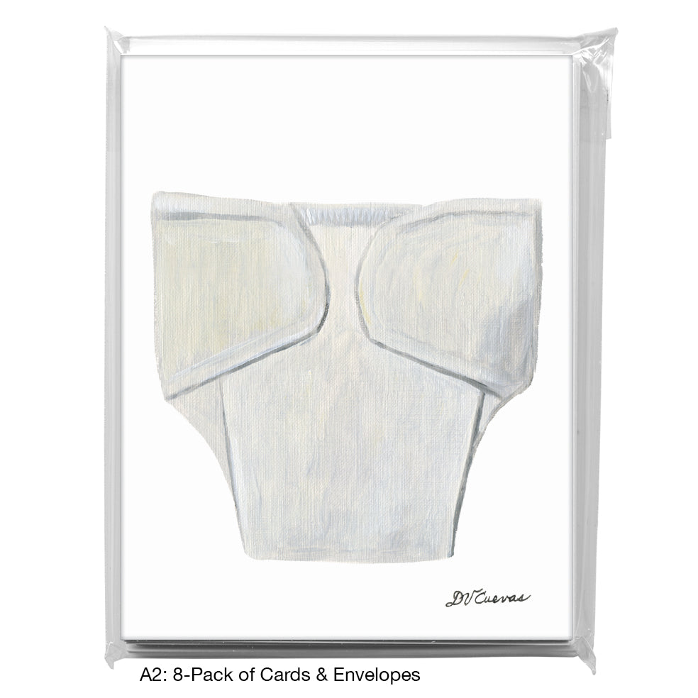Diaper, Greeting Card (7946A), A2 8-Pack, printedcanvas.com