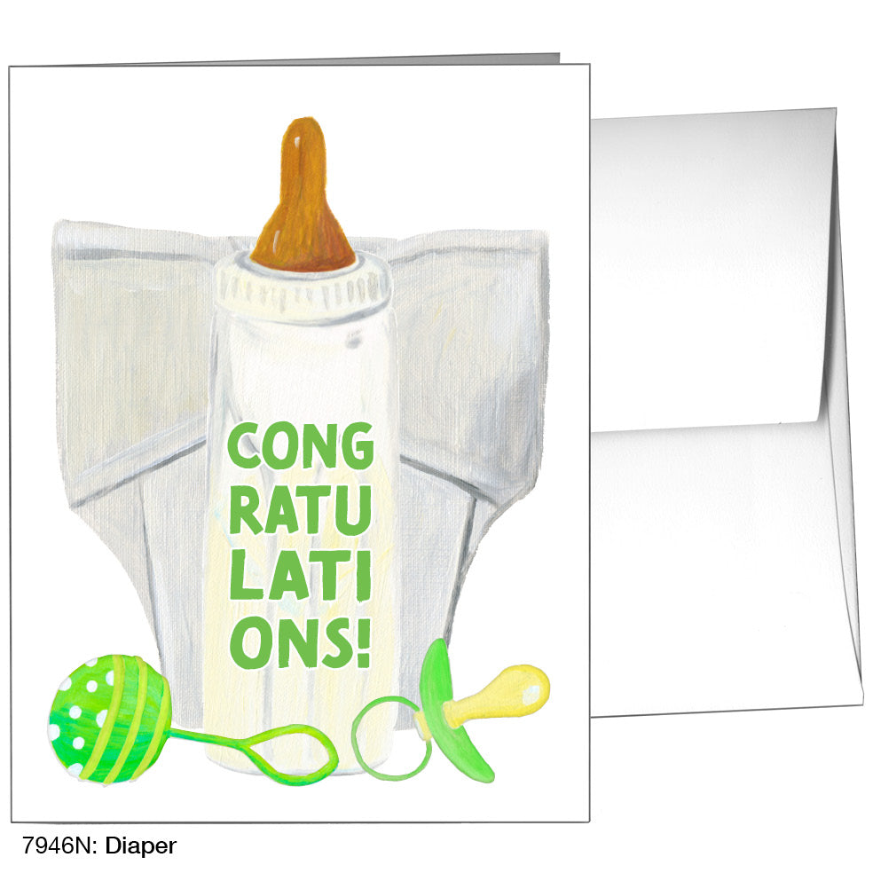 Diaper, Greeting Card (7946N), A2, printedcanvas.com