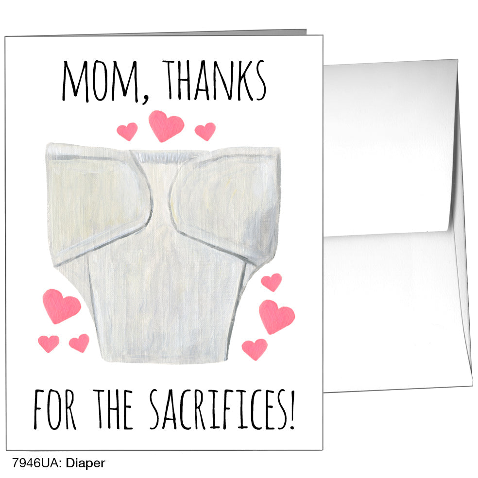 Diaper, Greeting Card (7946UA), A2, printedcanvas.com