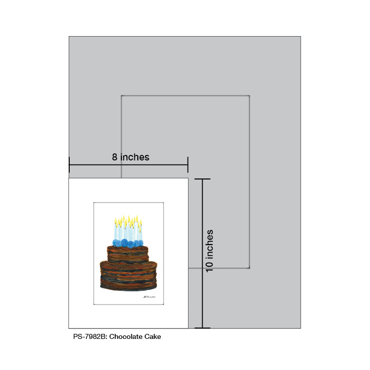 Chocolate Cake, Print (#7982B)