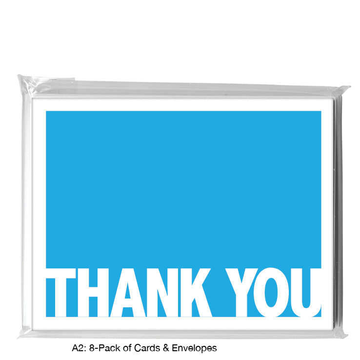 Cyan, Greeting Card (7986A), A2 Card 8-Pack, www.printedcanvas.com