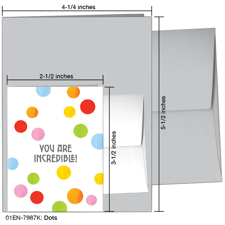 Dots, Greeting Card (7987K)