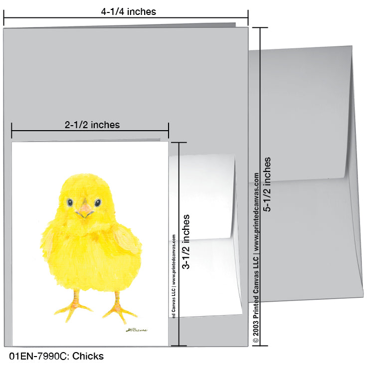 Chicks, Greeting Card (#7990C)