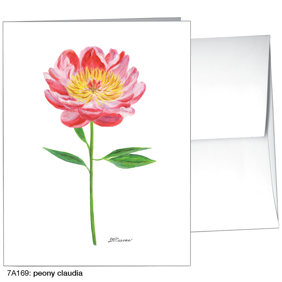 Peony Claudia, Greeting Card (8345), A2, printedcanvas.com