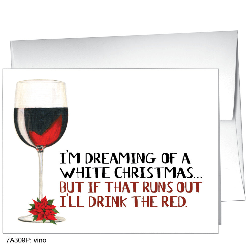 Vino, Greeting Card (8438P), A2 Card Front, www.printedcanvas.com