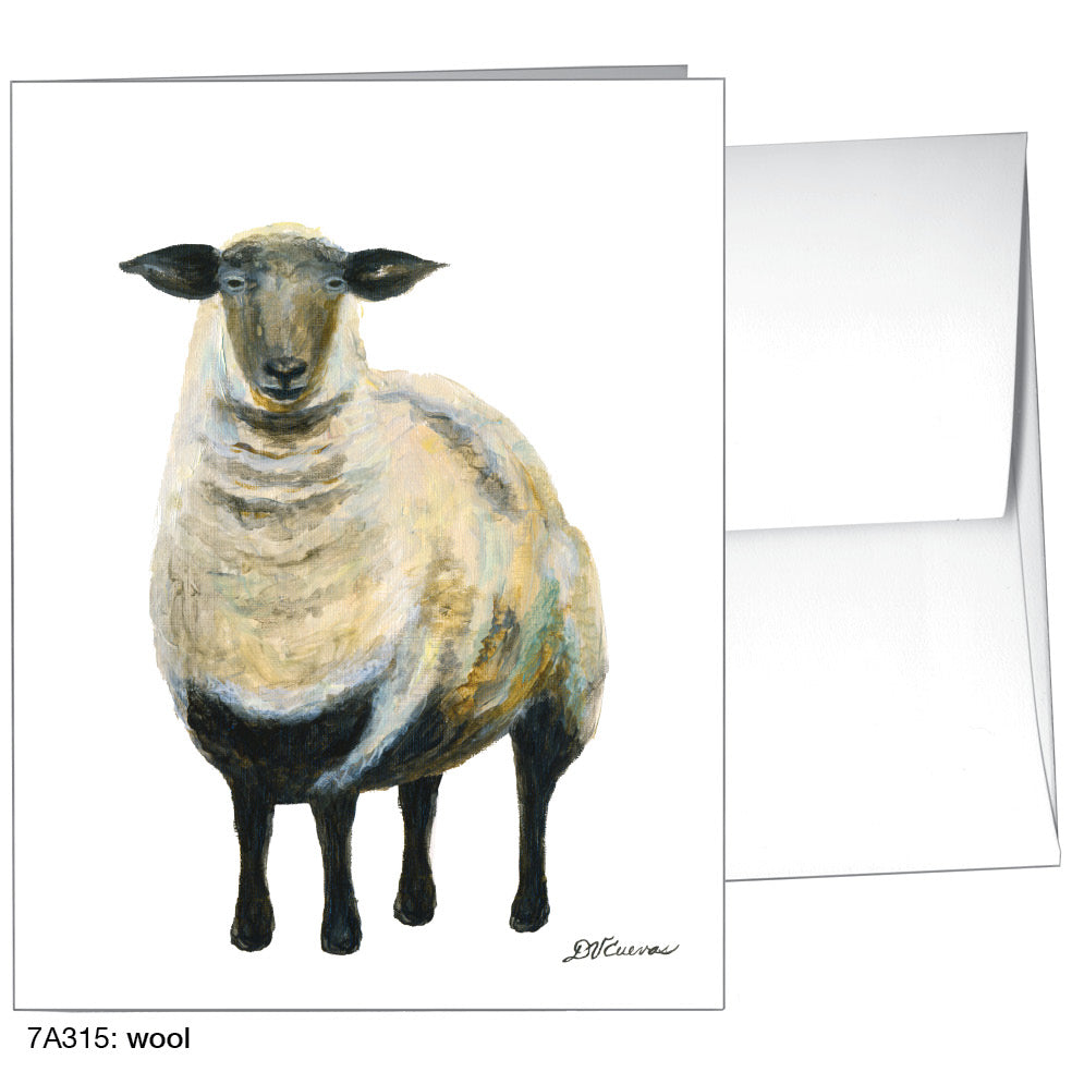 Wool, Greeting Card (8443), A2, printedcanvas.com