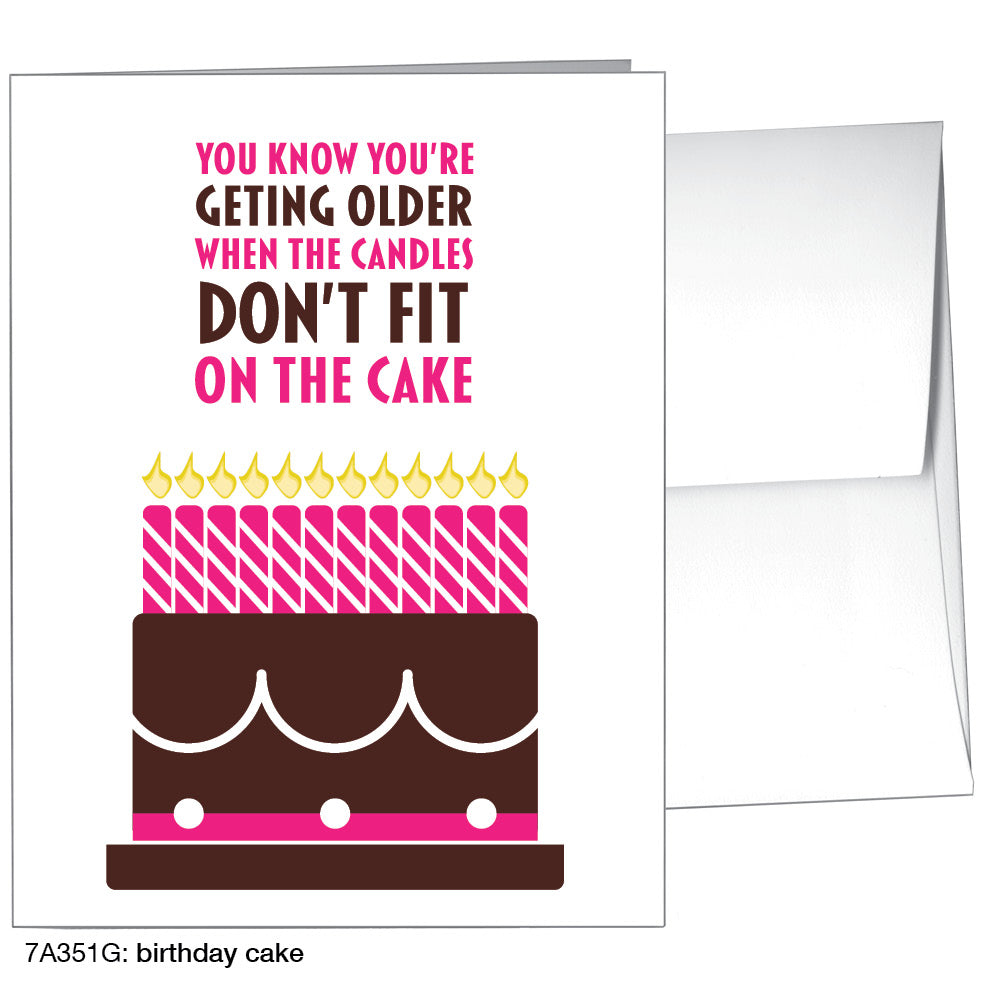 Birthday Cake, Greeting Card (8470G), A2, printedcanvas.com