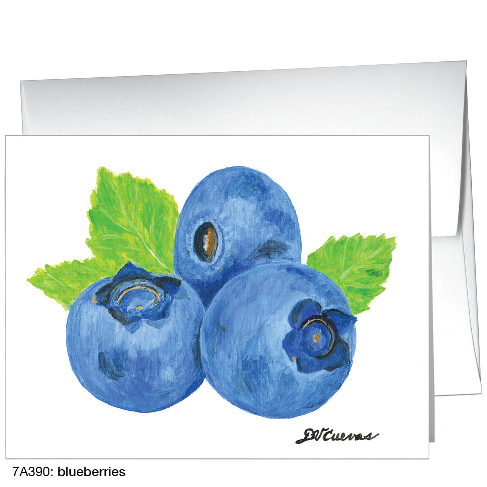 Blueberries, Greeting Card (8492), A2, printedcanvas.com